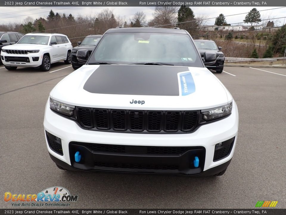 Bright White 2023 Jeep Grand Cherokee Trailhawk 4XE Photo #8