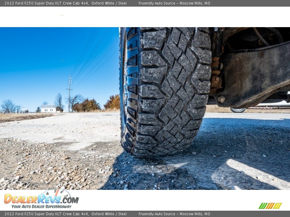 2013 Ford F250 Super Duty XLT Crew Cab 4x4 Oxford White / Steel Photo #15