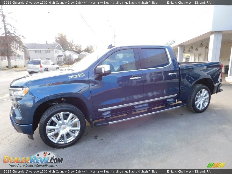 Northsky Blue Metallic 2023 Chevrolet Silverado 1500 High Country Crew Cab 4x4 Photo #1