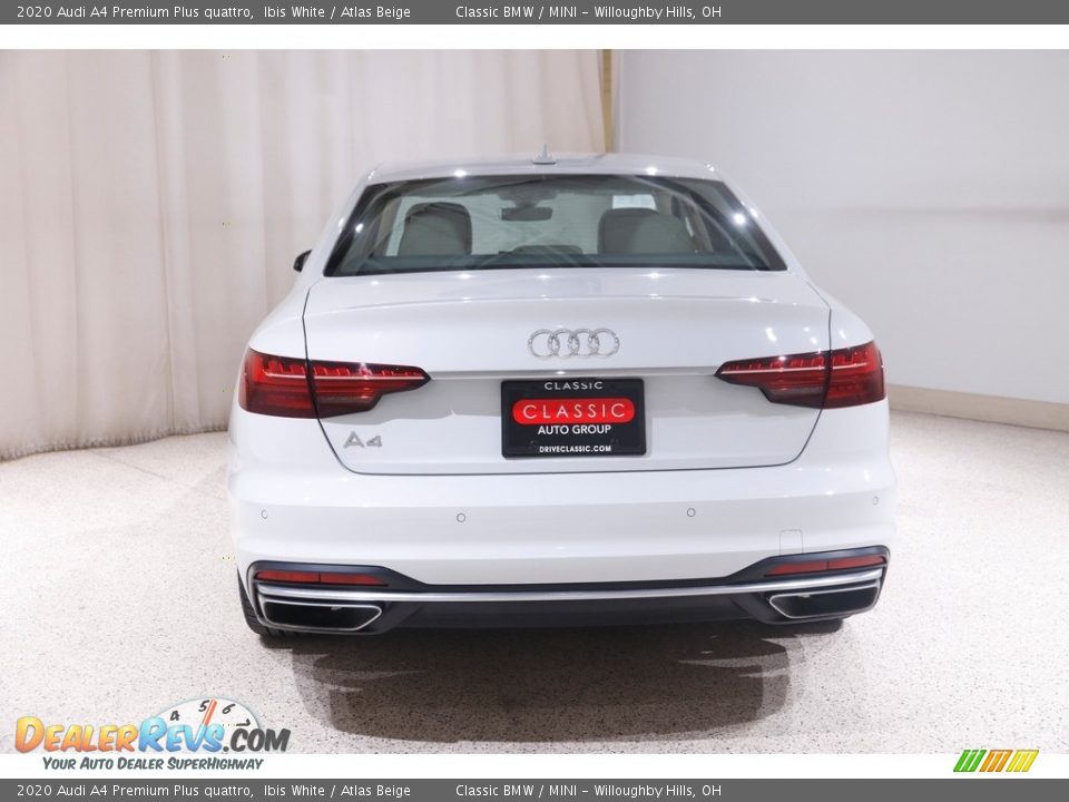 2020 Audi A4 Premium Plus quattro Ibis White / Atlas Beige Photo #19