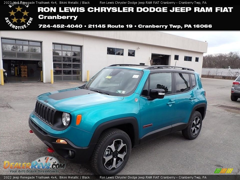 2022 Jeep Renegade Trailhawk 4x4 Bikini Metallic / Black Photo #1