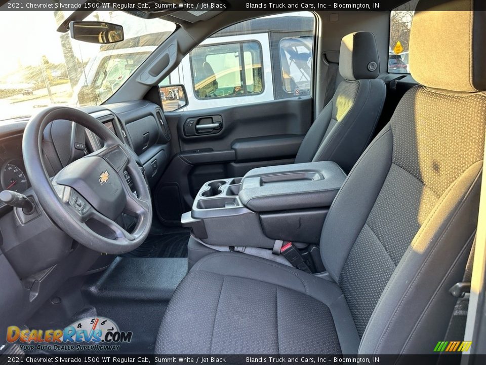2021 Chevrolet Silverado 1500 WT Regular Cab Summit White / Jet Black Photo #3