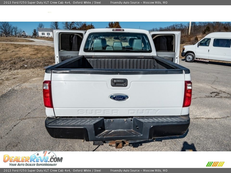 2013 Ford F250 Super Duty XLT Crew Cab 4x4 Oxford White / Steel Photo #21