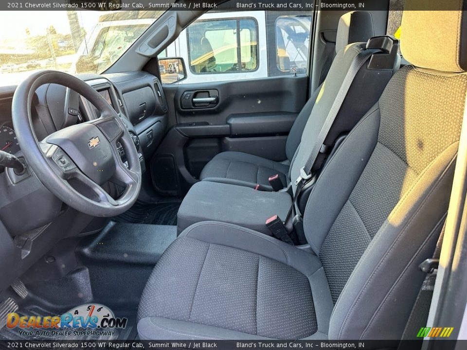 2021 Chevrolet Silverado 1500 WT Regular Cab Summit White / Jet Black Photo #4
