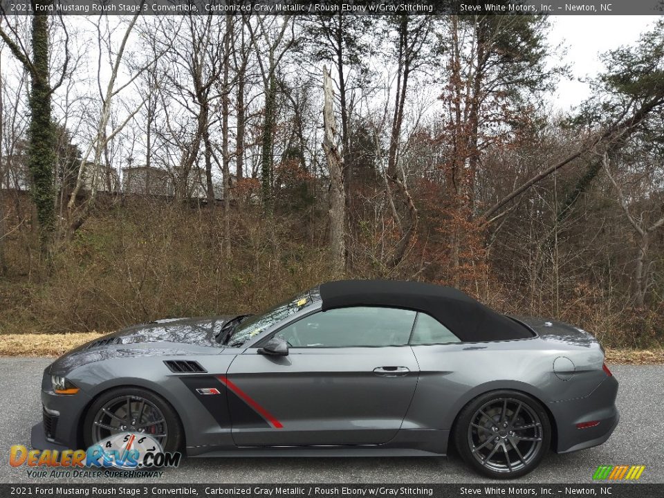 2021 Ford Mustang Roush Stage 3 Convertible Carbonized Gray Metallic / Roush Ebony w/Gray Stitching Photo #3