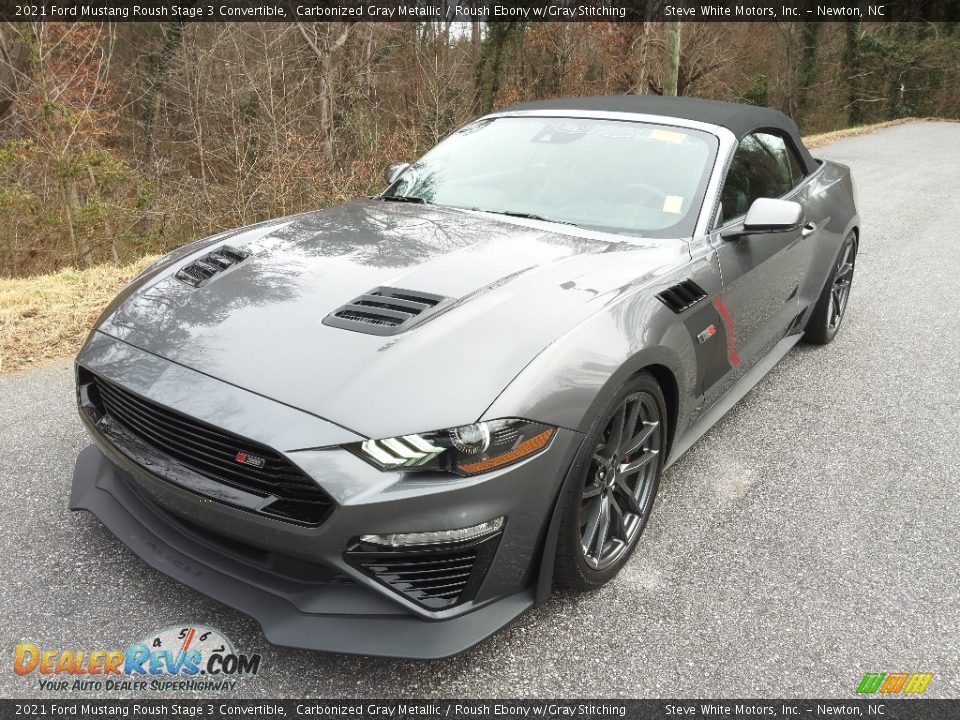 Carbonized Gray Metallic 2021 Ford Mustang Roush Stage 3 Convertible Photo #4