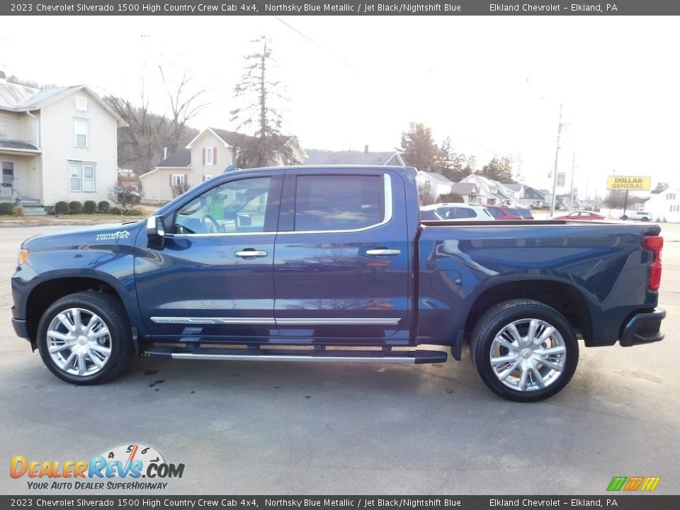 Northsky Blue Metallic 2023 Chevrolet Silverado 1500 High Country Crew Cab 4x4 Photo #12