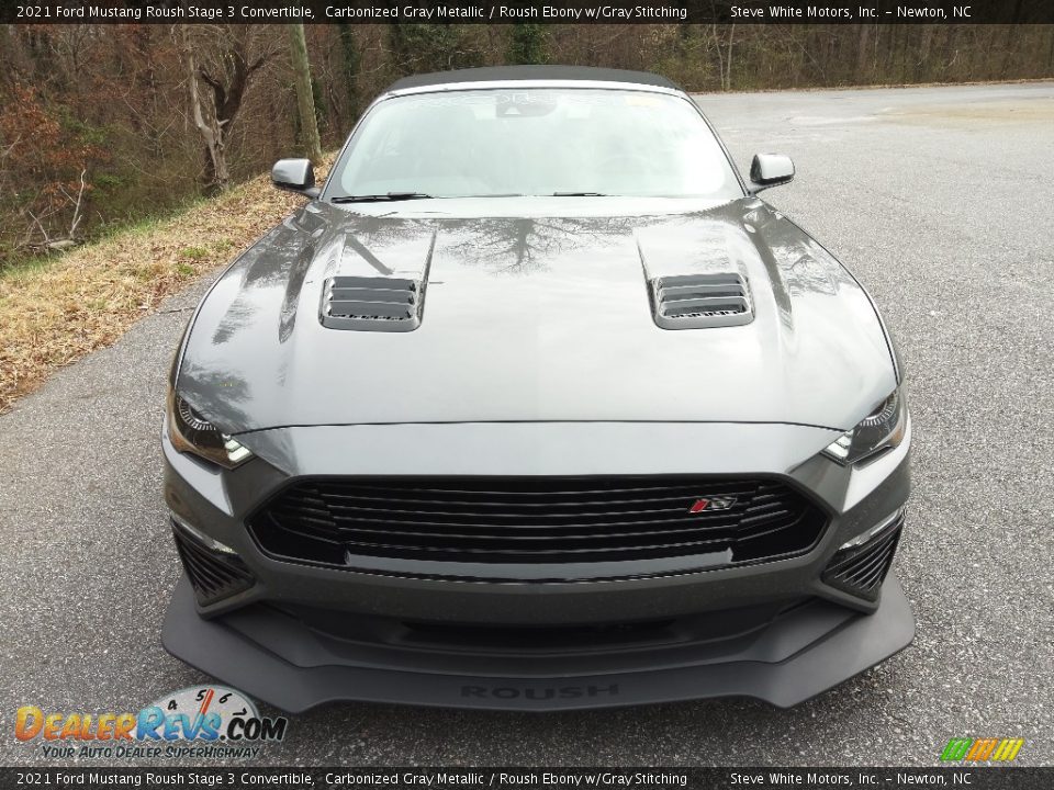 Carbonized Gray Metallic 2021 Ford Mustang Roush Stage 3 Convertible Photo #5