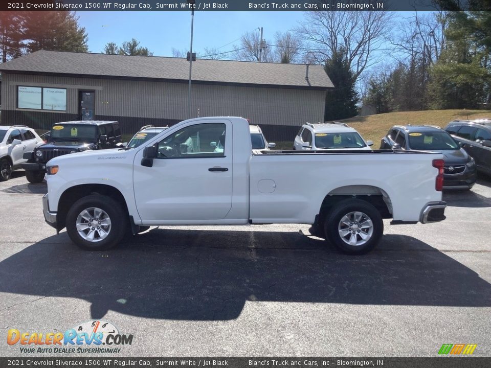 2021 Chevrolet Silverado 1500 WT Regular Cab Summit White / Jet Black Photo #1