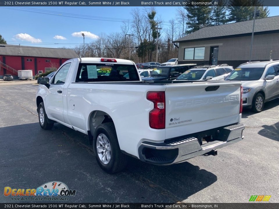 2021 Chevrolet Silverado 1500 WT Regular Cab Summit White / Jet Black Photo #3