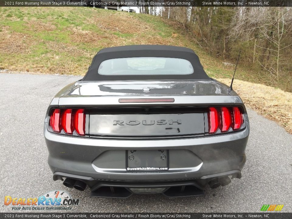 2021 Ford Mustang Roush Stage 3 Convertible Carbonized Gray Metallic / Roush Ebony w/Gray Stitching Photo #9