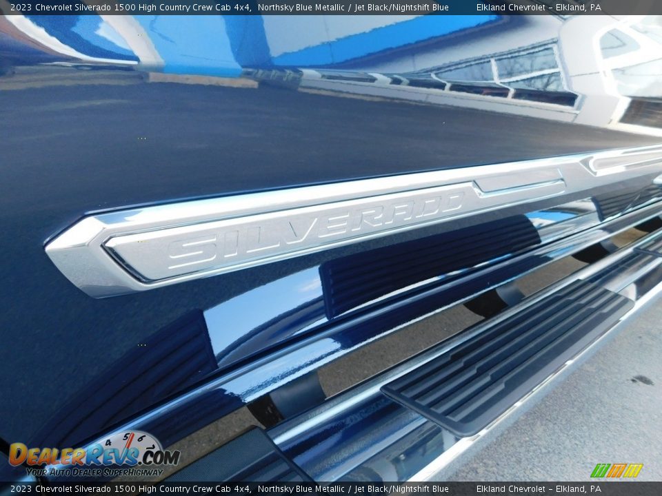 2023 Chevrolet Silverado 1500 High Country Crew Cab 4x4 Northsky Blue Metallic / Jet Black/Nightshift Blue Photo #18
