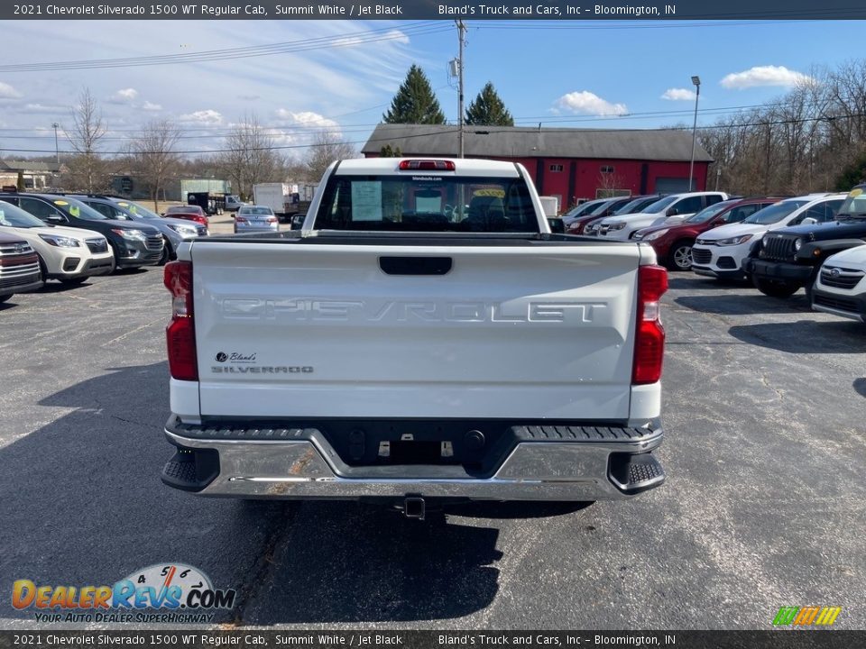 2021 Chevrolet Silverado 1500 WT Regular Cab Summit White / Jet Black Photo #4