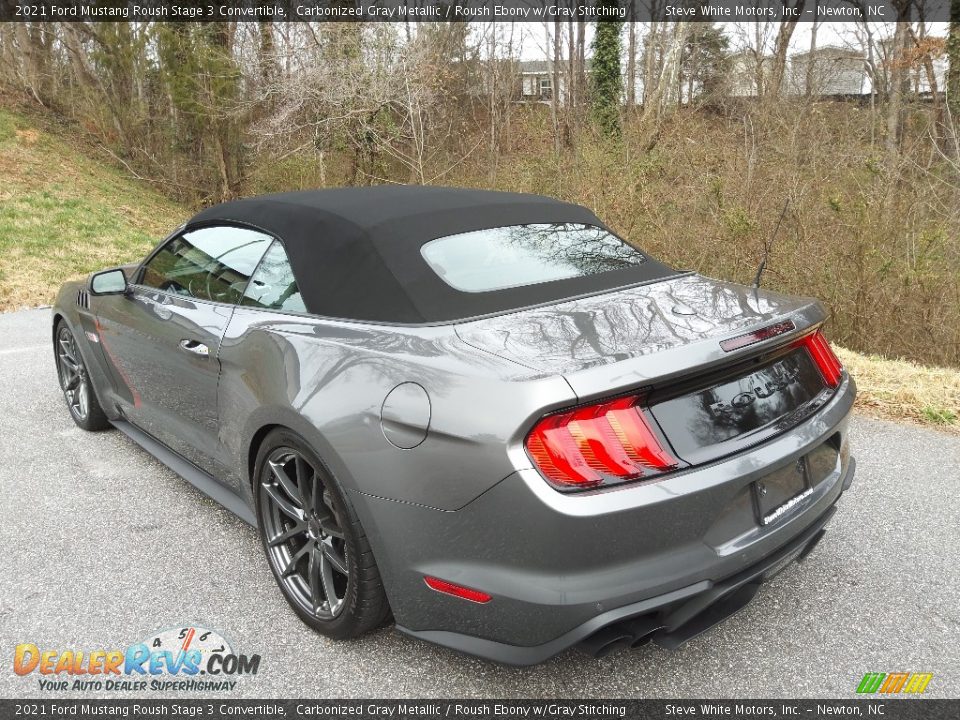 2021 Ford Mustang Roush Stage 3 Convertible Carbonized Gray Metallic / Roush Ebony w/Gray Stitching Photo #10