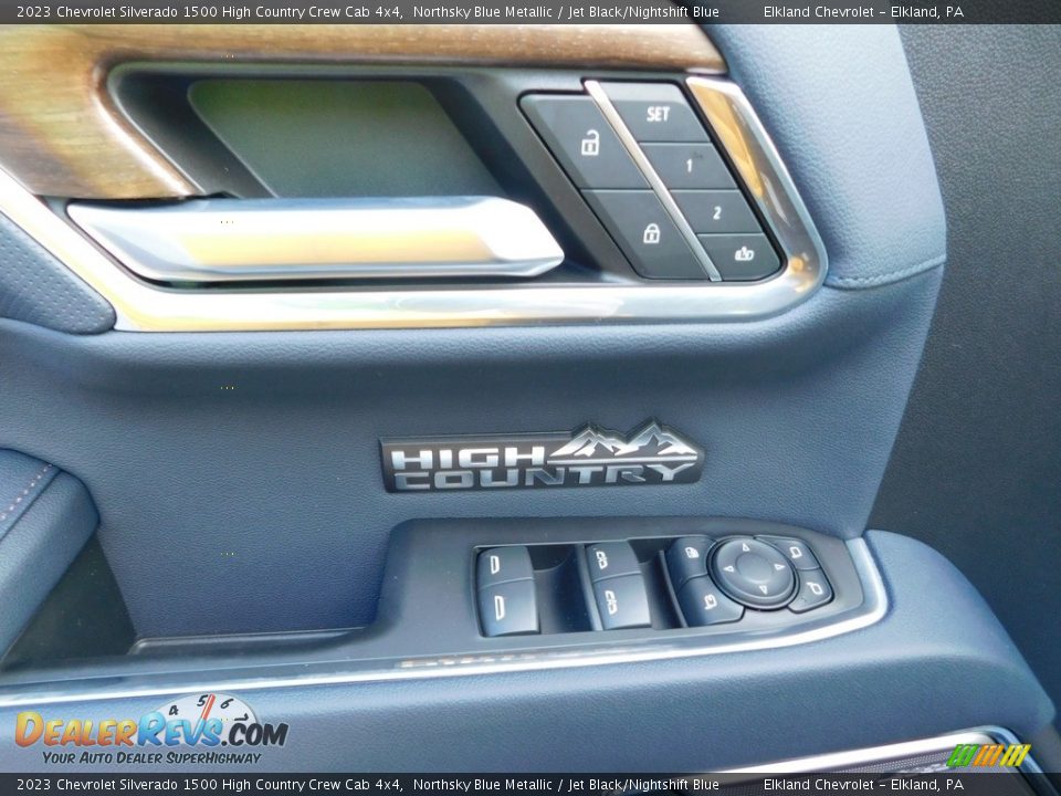 Door Panel of 2023 Chevrolet Silverado 1500 High Country Crew Cab 4x4 Photo #23