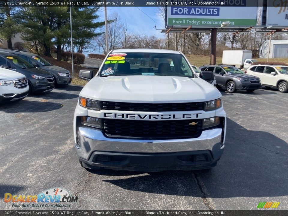 2021 Chevrolet Silverado 1500 WT Regular Cab Summit White / Jet Black Photo #9