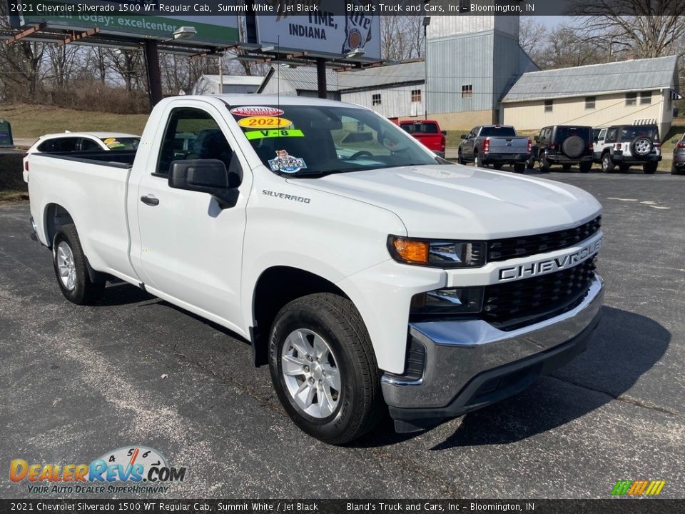 2021 Chevrolet Silverado 1500 WT Regular Cab Summit White / Jet Black Photo #10