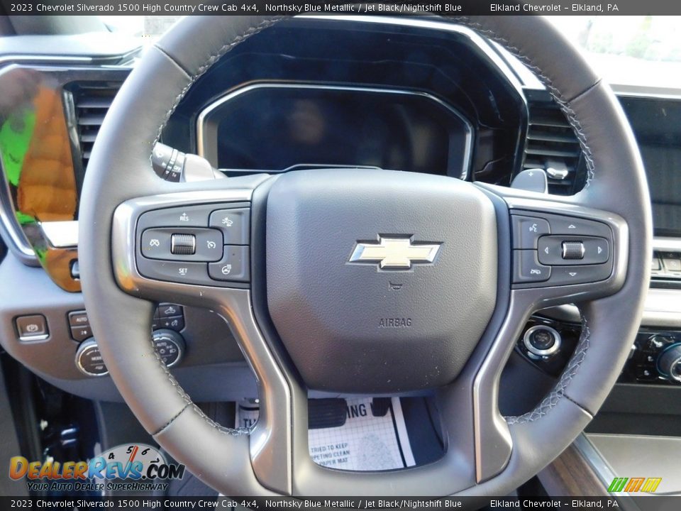 2023 Chevrolet Silverado 1500 High Country Crew Cab 4x4 Steering Wheel Photo #27
