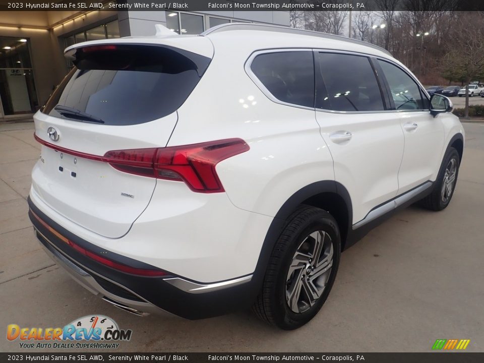 2023 Hyundai Santa Fe SEL AWD Serenity White Pearl / Black Photo #2