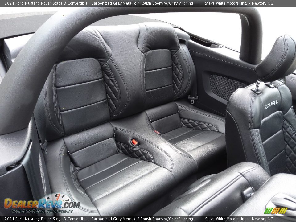 Rear Seat of 2021 Ford Mustang Roush Stage 3 Convertible Photo #18
