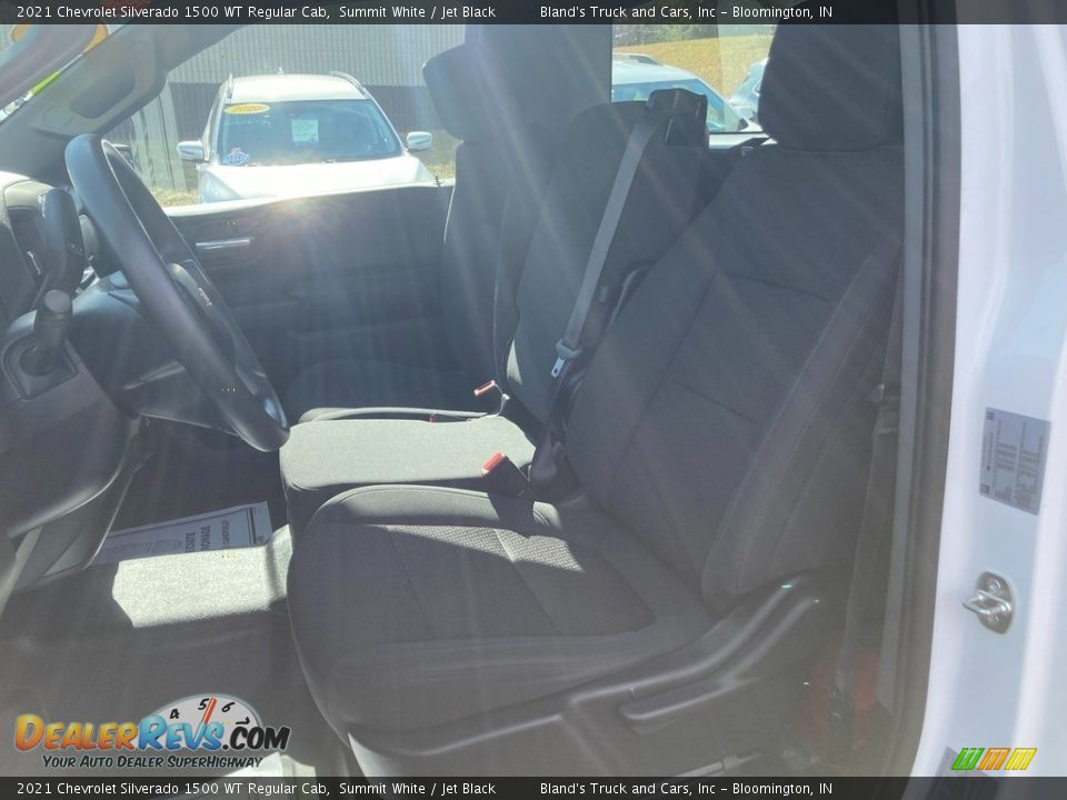 2021 Chevrolet Silverado 1500 WT Regular Cab Summit White / Jet Black Photo #16