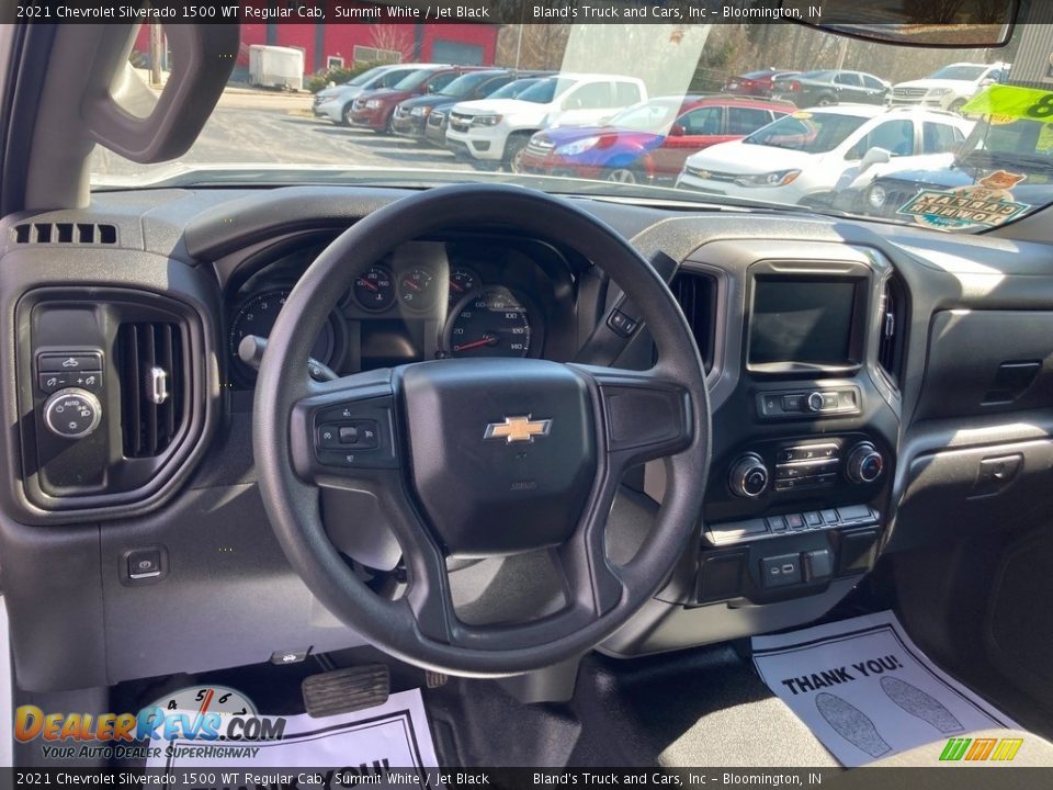 2021 Chevrolet Silverado 1500 WT Regular Cab Summit White / Jet Black Photo #17