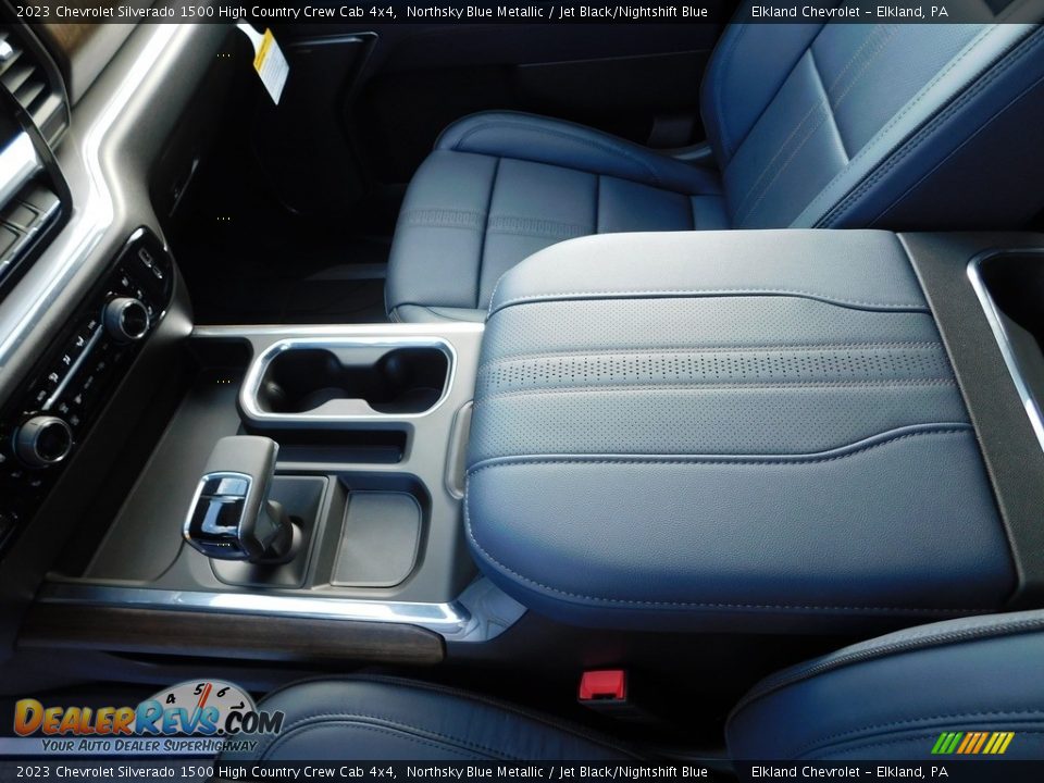 2023 Chevrolet Silverado 1500 High Country Crew Cab 4x4 Northsky Blue Metallic / Jet Black/Nightshift Blue Photo #33