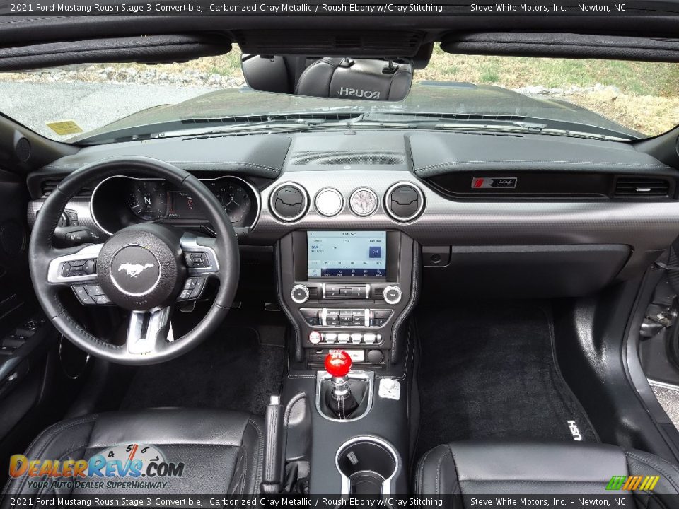 Dashboard of 2021 Ford Mustang Roush Stage 3 Convertible Photo #21