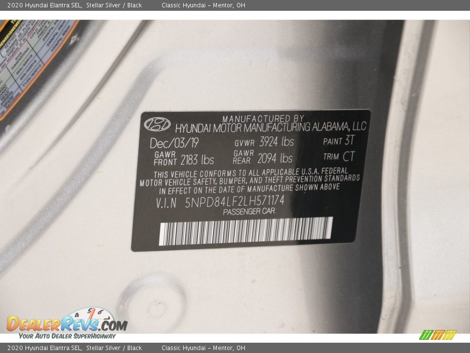 2020 Hyundai Elantra SEL Stellar Silver / Black Photo #19