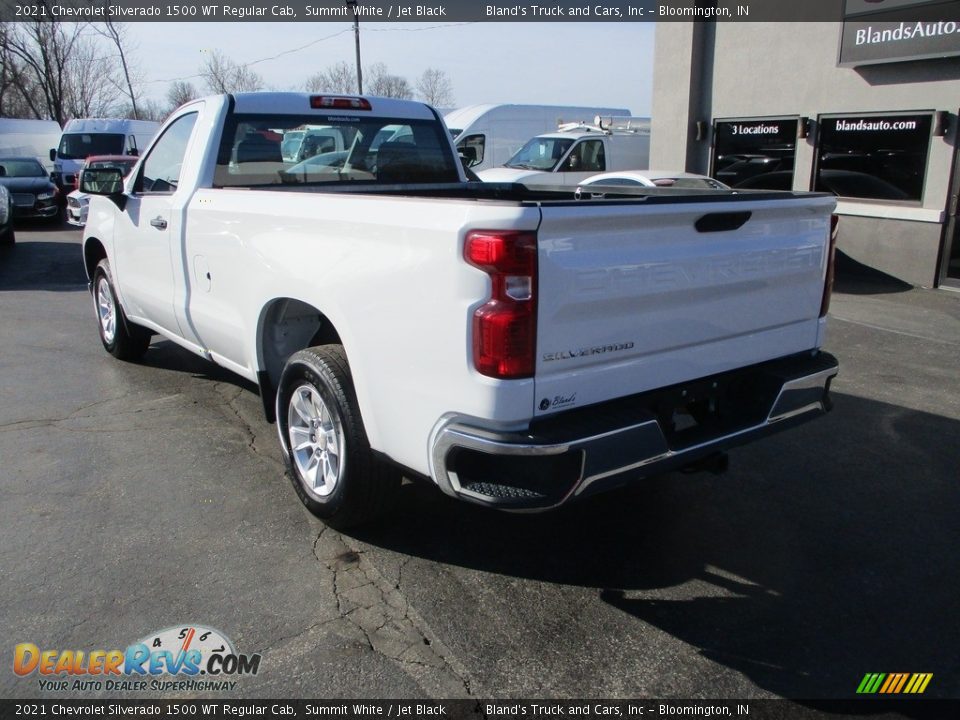 2021 Chevrolet Silverado 1500 WT Regular Cab Summit White / Jet Black Photo #3