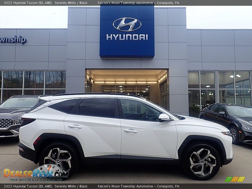 2023 Hyundai Tucson SEL AWD Serenity White / Black Photo #1