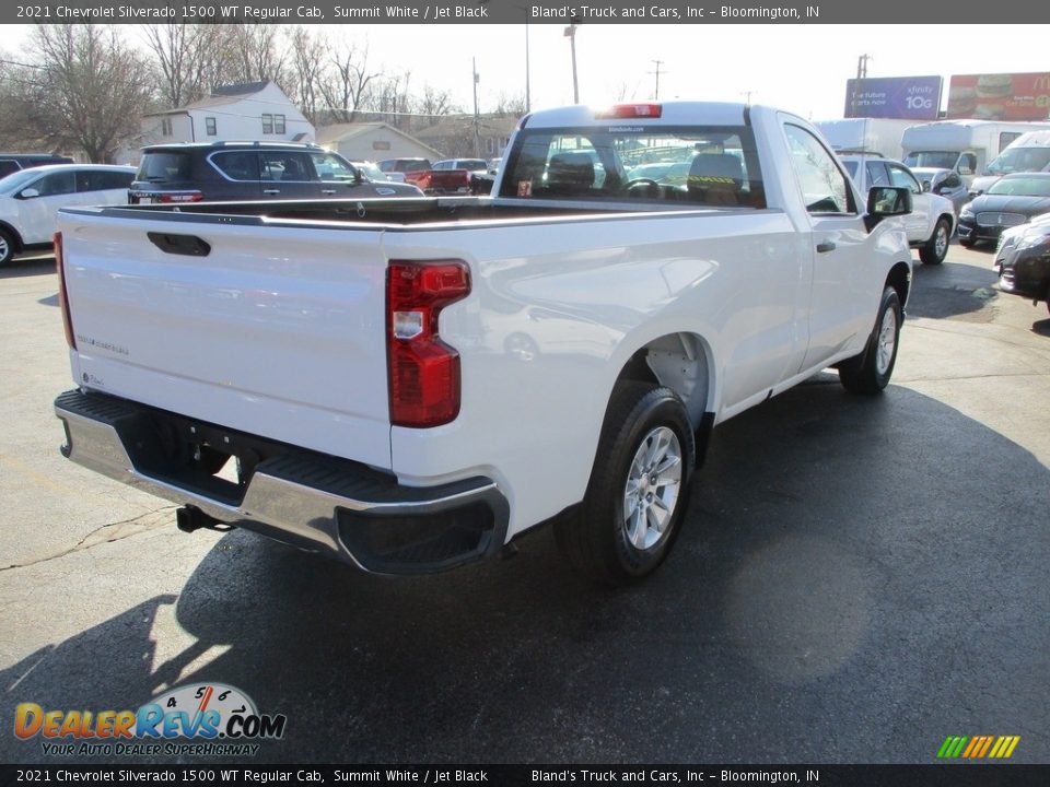 2021 Chevrolet Silverado 1500 WT Regular Cab Summit White / Jet Black Photo #4