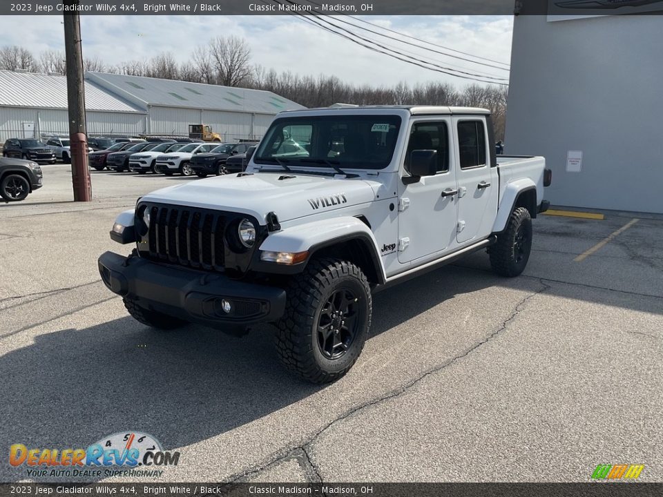 2023 Jeep Gladiator Willys 4x4 Bright White / Black Photo #7