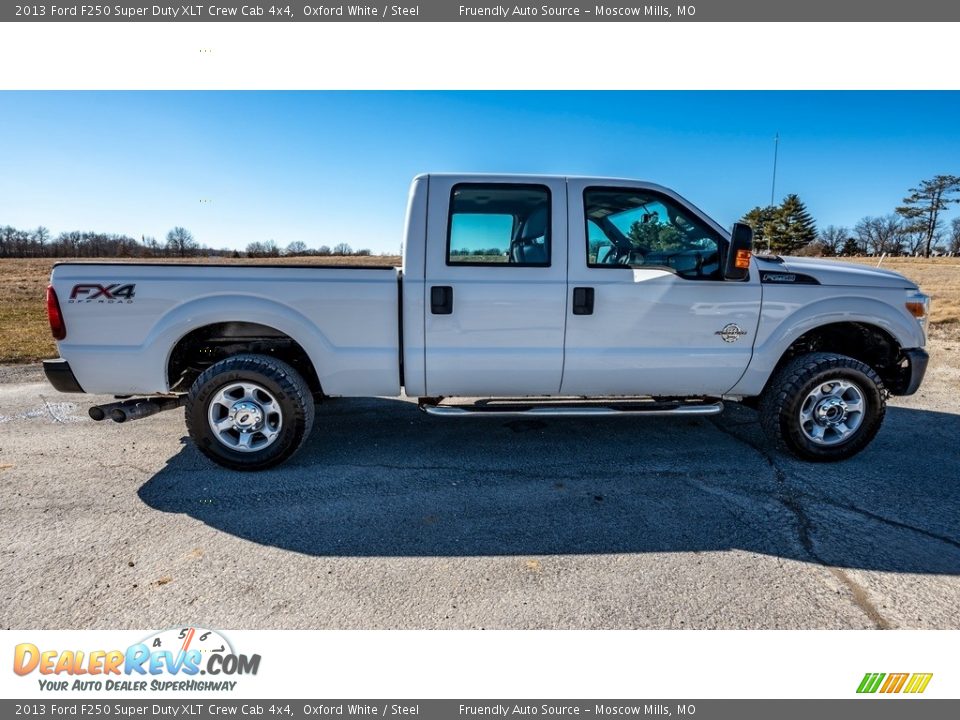 2013 Ford F250 Super Duty XLT Crew Cab 4x4 Oxford White / Steel Photo #3