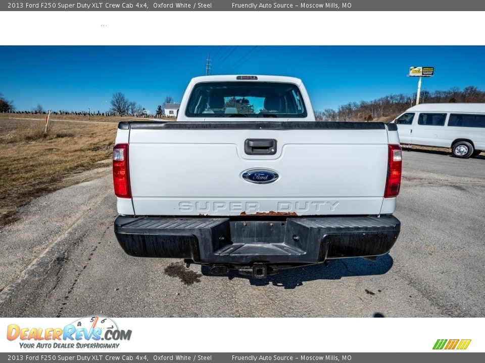 2013 Ford F250 Super Duty XLT Crew Cab 4x4 Oxford White / Steel Photo #5