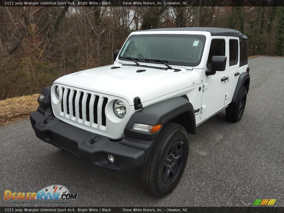 2023 Jeep Wrangler Unlimited Sport 4x4 Bright White / Black Photo #2