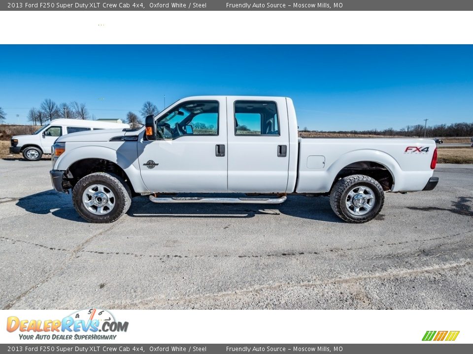 2013 Ford F250 Super Duty XLT Crew Cab 4x4 Oxford White / Steel Photo #7