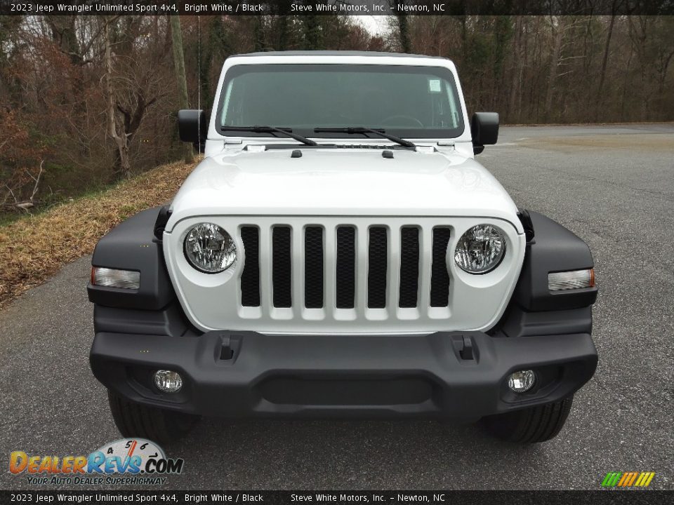 2023 Jeep Wrangler Unlimited Sport 4x4 Bright White / Black Photo #3