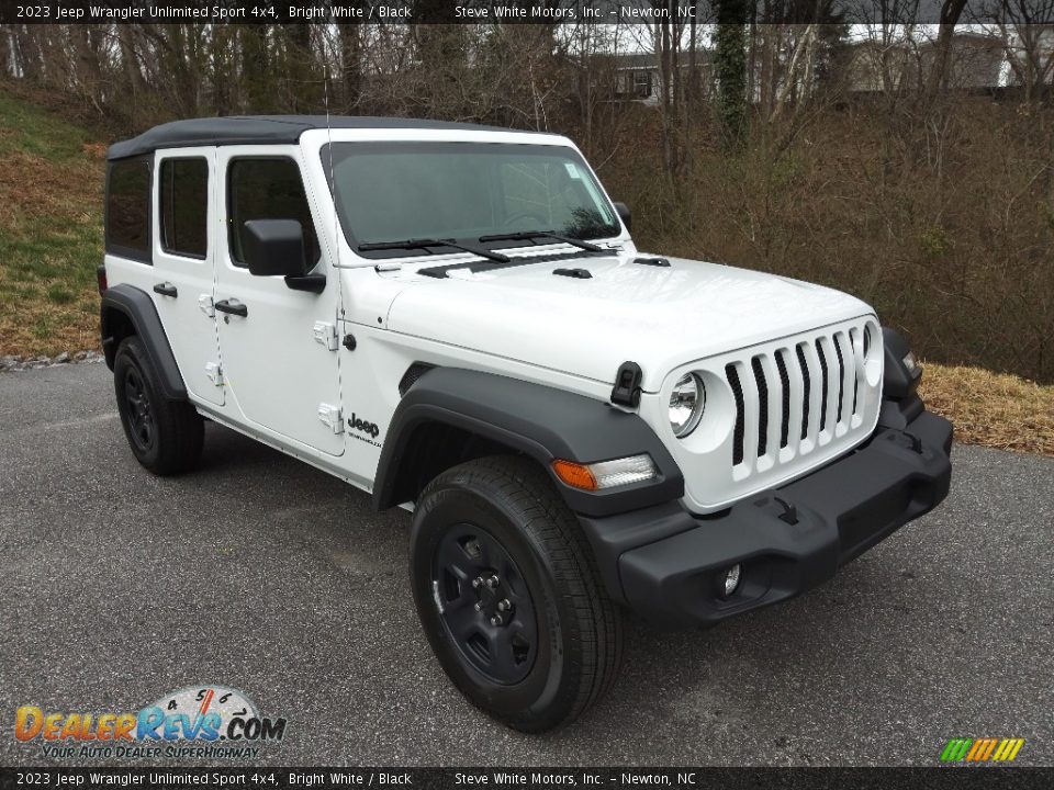 2023 Jeep Wrangler Unlimited Sport 4x4 Bright White / Black Photo #4