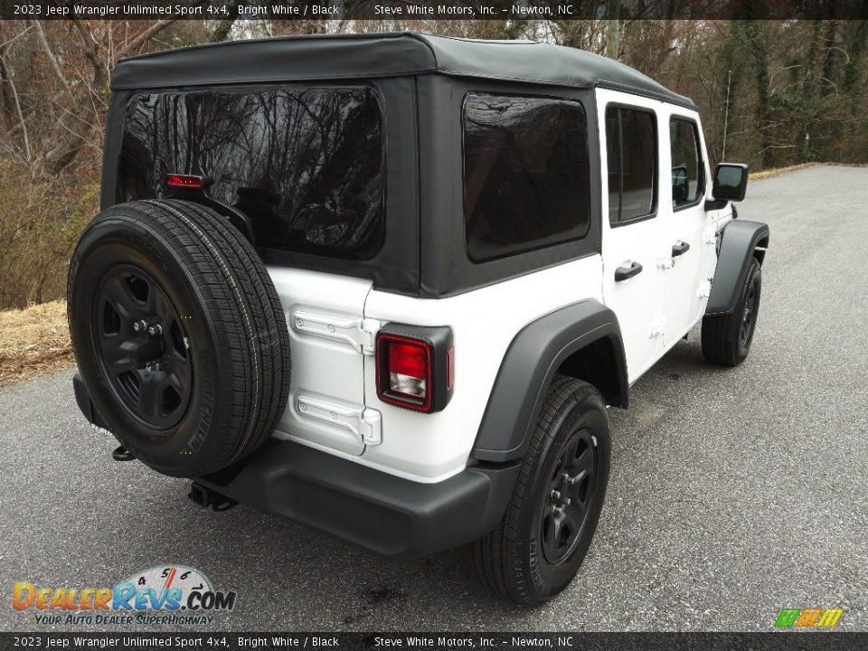 2023 Jeep Wrangler Unlimited Sport 4x4 Bright White / Black Photo #6
