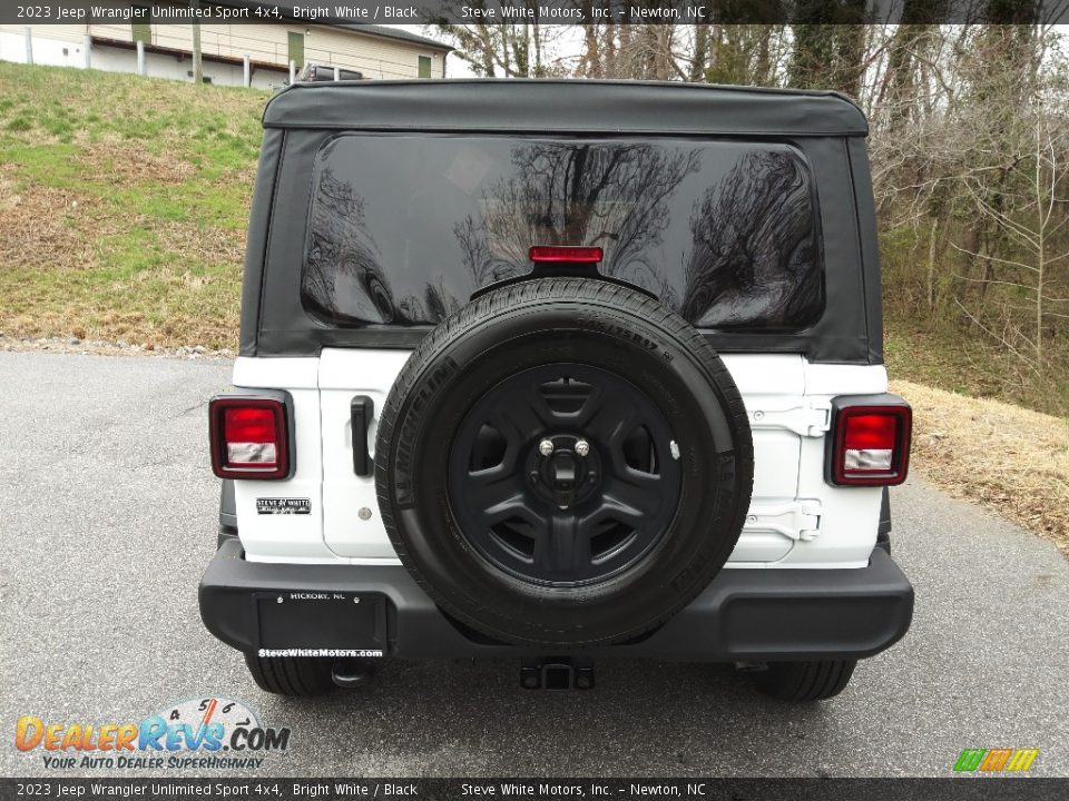 2023 Jeep Wrangler Unlimited Sport 4x4 Bright White / Black Photo #7