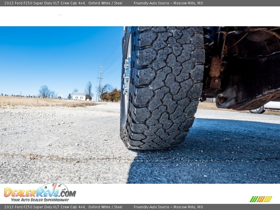 2013 Ford F250 Super Duty XLT Crew Cab 4x4 Oxford White / Steel Photo #15