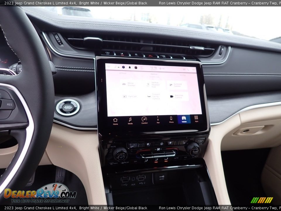 2023 Jeep Grand Cherokee L Limited 4x4 Bright White / Wicker Beige/Global Black Photo #16