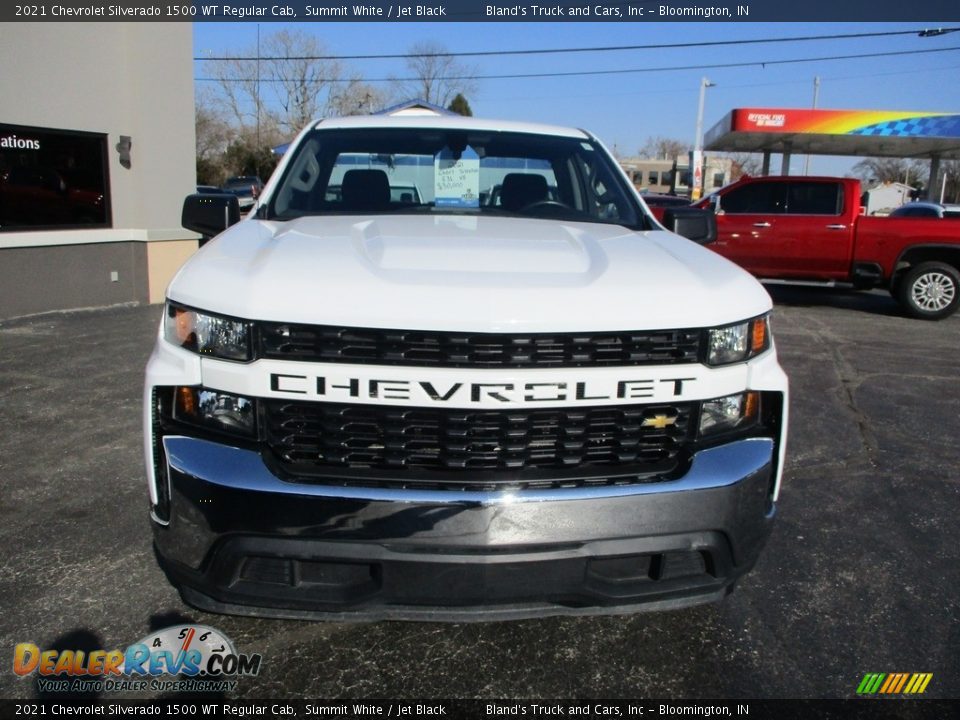 2021 Chevrolet Silverado 1500 WT Regular Cab Summit White / Jet Black Photo #22