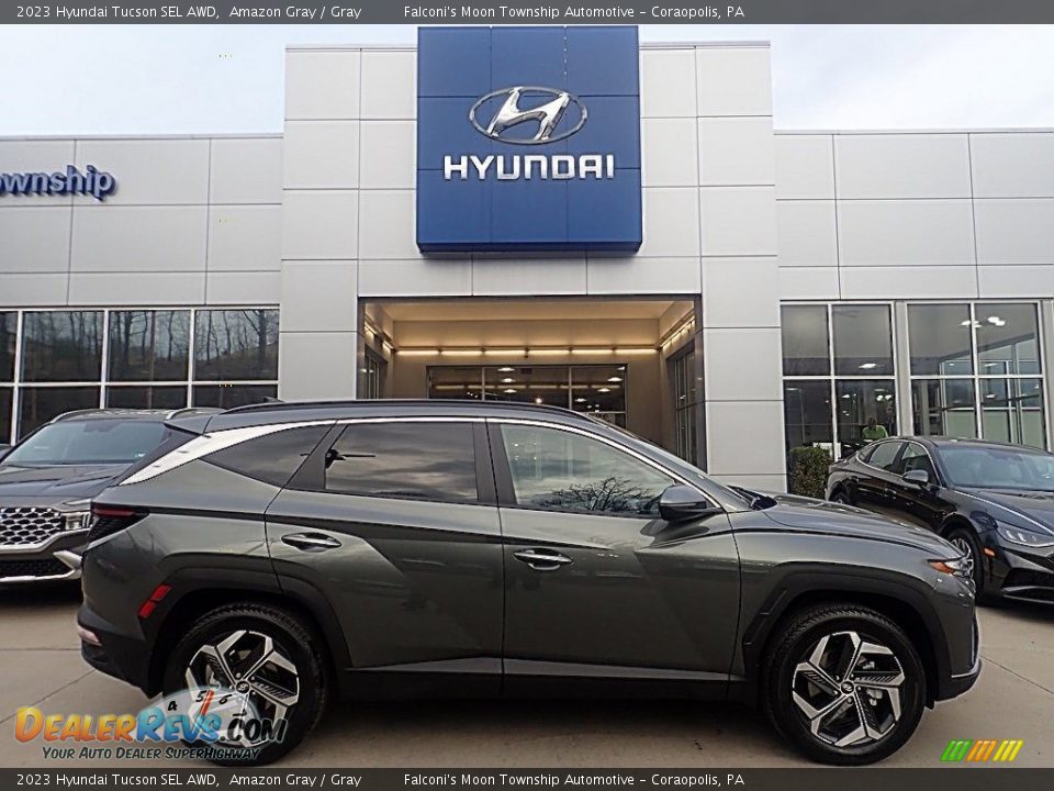 2023 Hyundai Tucson SEL AWD Amazon Gray / Gray Photo #1