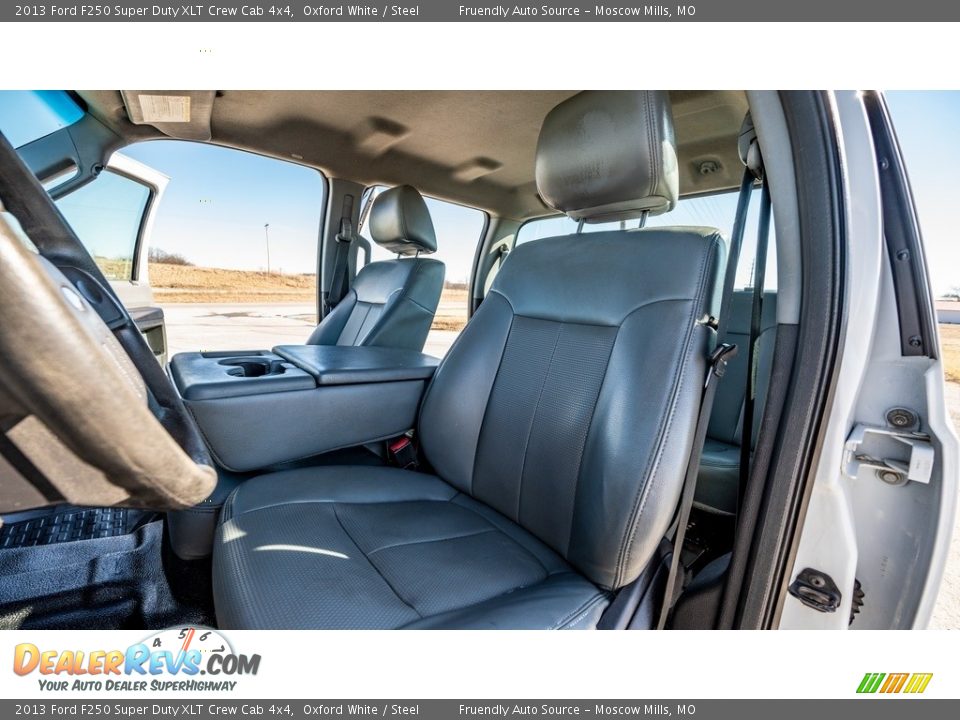 2013 Ford F250 Super Duty XLT Crew Cab 4x4 Oxford White / Steel Photo #17