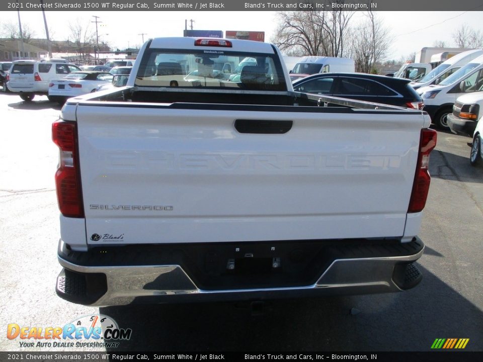 2021 Chevrolet Silverado 1500 WT Regular Cab Summit White / Jet Black Photo #24