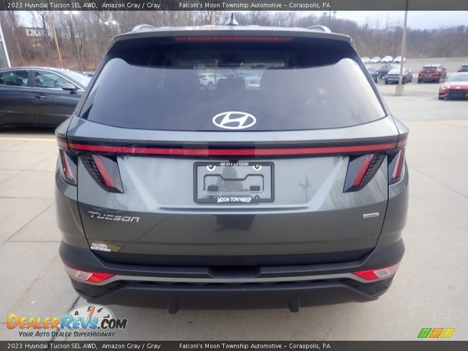 2023 Hyundai Tucson SEL AWD Amazon Gray / Gray Photo #3