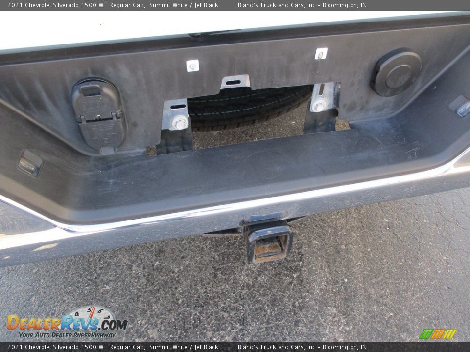 2021 Chevrolet Silverado 1500 WT Regular Cab Summit White / Jet Black Photo #25
