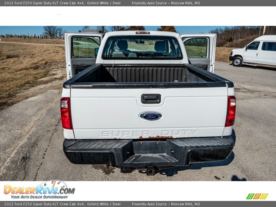 2013 Ford F250 Super Duty XLT Crew Cab 4x4 Oxford White / Steel Photo #21